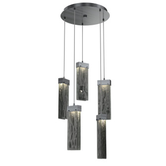 Parallel LED Pendant in Gunmetal (404|CHB0042-05-GM-SG-C01-L3)