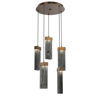 Parallel LED Pendant in Flat Bronze (404|CHB0042-05-FB-SG-C01-L1)