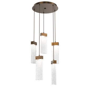 Parallel LED Pendant in Flat Bronze (404|CHB0042-05-FB-CR-C01-L1)