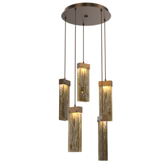 Parallel LED Pendant in Flat Bronze (404|CHB0042-05-FB-BG-C01-L1)