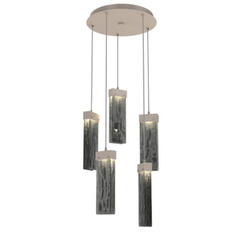 Parallel LED Pendant in Beige Silver (404|CHB0042-05-BS-SG-C01-L1)