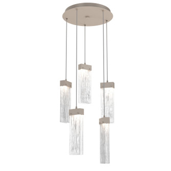 Parallel LED Pendant in Beige Silver (404|CHB0042-05-BS-CG-C01-L1)