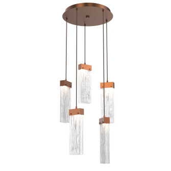 Parallel LED Pendant in Burnished Bronze (404|CHB0042-05-BB-CG-C01-L1)