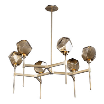 Gem LED Chandelier in Heritage Brass (404|CHB0039-39-HB-C-001-L3)