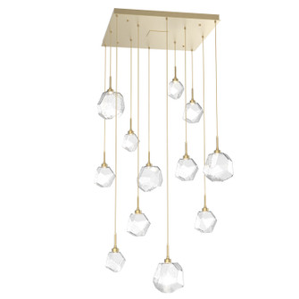 Gem LED Pendant in Gilded Brass (404|CHB0039-12-GB-C-C01-L3)