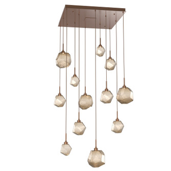 Gem LED Pendant in Burnished Bronze (404|CHB0039-12-BB-B-C01-L3)