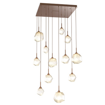 Gem LED Pendant in Burnished Bronze (404|CHB0039-12-BB-A-C01-L3)