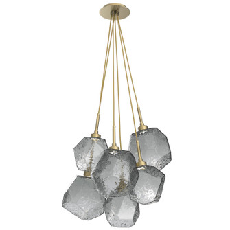 Gem LED Cluster in Gilded Brass (404|CHB0039-0F-GB-S-C01-L1-RTS)