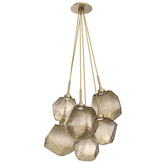 Gem LED Cluster in Gilded Brass (404|CHB0039-0F-GB-B-C01-L1-RTS)