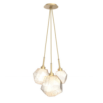 Gem LED Cluster in Gilded Brass (404|CHB0039-0E-GB-A-C01-L3-RTS)