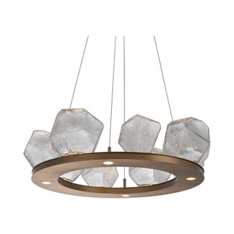 Gem LED Chandelier in Gilded Brass (404|CHB0039-0B-GB-C-CA1-L1)