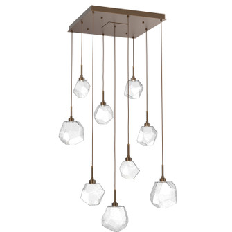 Gem LED Pendant in Satin Nickel (404|CHB0039-09-SN-S-C01-L1)