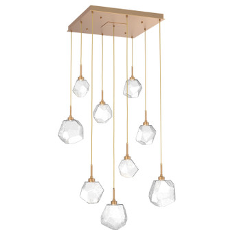 Gem LED Pendant in Novel Brass (404|CHB0039-09-NB-C-C01-L3)