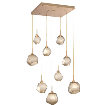 Gem LED Pendant in Novel Brass (404|CHB0039-09-NB-B-C01-L3)