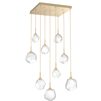 Gem LED Pendant in Gilded Brass (404|CHB0039-09-GB-C-C01-L1)