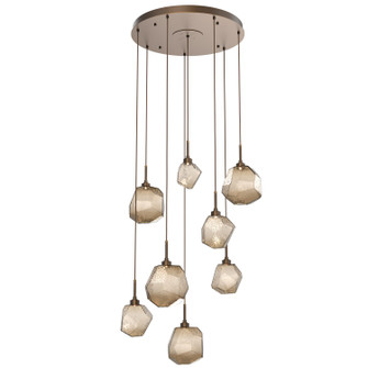 Gem LED Pendant in Satin Nickel (404|CHB0039-08-SN-C-C01-L1)