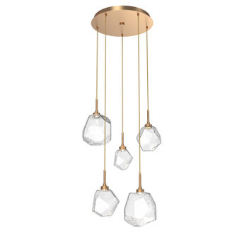 Gem LED Pendant in Novel Brass (404|CHB0039-05-NB-C-C01-L3)