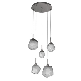 Gem LED Pendant in Graphite (404|CHB0039-05-GP-S-C01-L1)