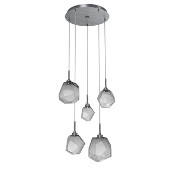Gem LED Pendant in Gunmetal (404|CHB0039-05-GM-S-C01-L1)