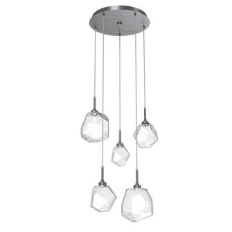 Gem LED Pendant in Gunmetal (404|CHB0039-05-GM-C-C01-L1)