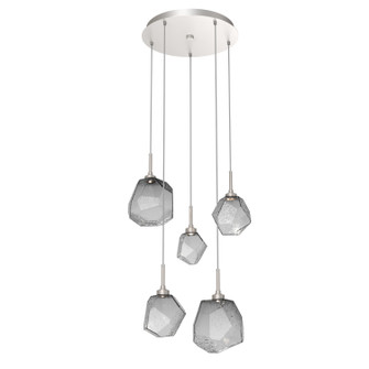 Gem LED Pendant in Beige Silver (404|CHB0039-05-BS-S-C01-L3)