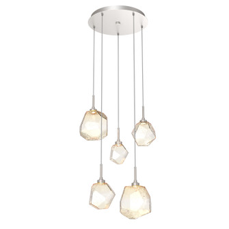 Gem LED Pendant in Beige Silver (404|CHB0039-05-BS-A-C01-L3)