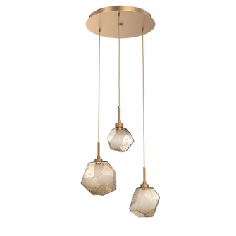 Gem LED Pendant in Novel Brass (404|CHB0039-03-NB-B-C01-L3)