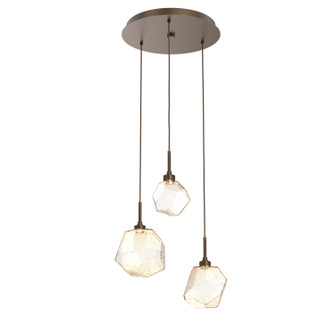 Gem LED Pendant in Flat Bronze (404|CHB0039-03-FB-A-C01-L1)