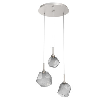 Gem LED Pendant in Beige Silver (404|CHB0039-03-BS-S-C01-L3)