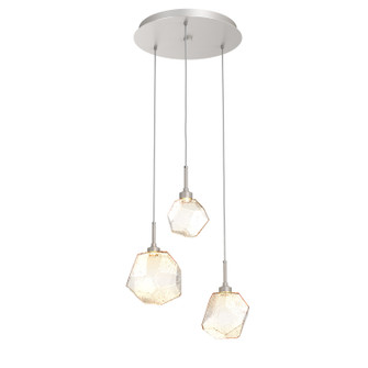 Gem LED Pendant in Beige Silver (404|CHB0039-03-BS-A-C01-L3)