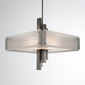 Carlyle Four Light Chandelier in Satin Nickel (404|CHB0033-0A-SN-FG-001-E2)