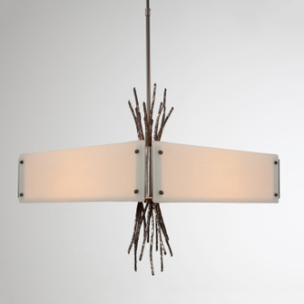 Ironwood Four Light Chandelier in Satin Nickel (404|CHB0032-0D-SN-IW-001-E2)