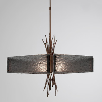 Ironwood Four Light Chandelier in Oil Rubbed Bronze (404|CHB0032-0D-RB-SG-001-E2)