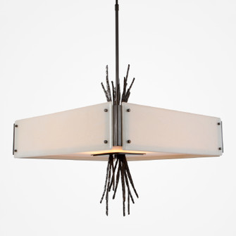 Ironwood Four Light Chandelier in Gunmetal (404|CHB0032-0D-GM-IW-001-E2)