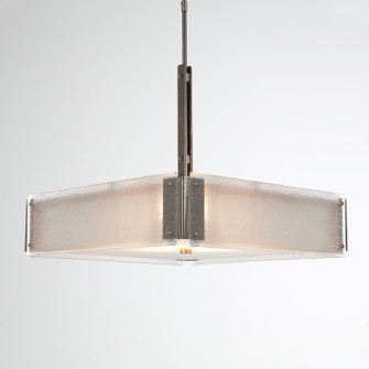 Urban Loft Four Light Chandelier in Satin Nickel (404|CHB0026-0A-SN-FG-001-E2)