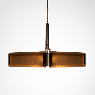 Urban Loft Four Light Chandelier in Oil Rubbed Bronze (404|CHB0026-0A-RB-BG-001-E2)