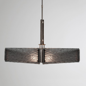 Urban Loft Four Light Chandelier in Novel Brass (404|CHB0026-0A-NB-IW-001-E2)