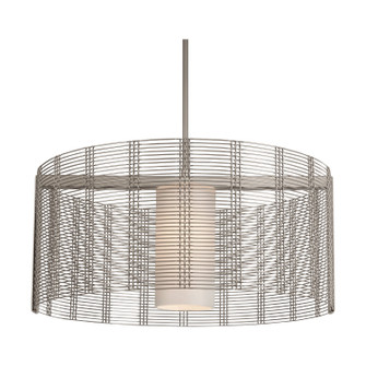 Downtown Mesh Pendant in Matte Black (404|CHB0020-48-MB-F-001-E2)