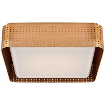 Precision LED Flush Mount in Antique-Burnished Brass (268|KW 4062AB-WG)