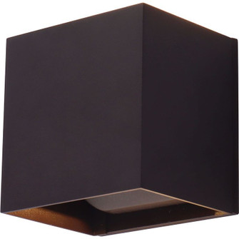 Outdoor Cube Light With Beam-Angle Fins in Bronze (418|LRS-Q-MCT5-BR)