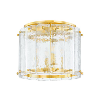 Rio Four Light Flush Mount in Vintage Polished Brass (68|375-17-VPB)