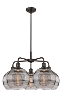 Downtown Urban LED Chandelier in Oil Rubbed Bronze (405|516-5CR-OB-G556-10SM)