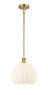 Ballston LED Mini Pendant in Satin Gold (405|516-1S-SG-G1217-10WV)