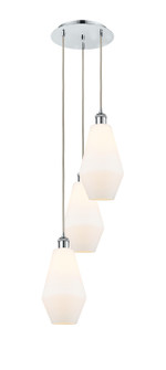 Ballston LED Pendant in Polished Chrome (405|113B-3P-PC-G651-7)