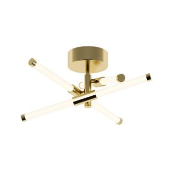 Rusnak LED Flush Mount in Satin Brass (162|RSKF1616L30D1SB)