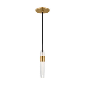 Lassell LED Pendant in Natural Brass (182|SLPD39727NB)