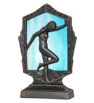 Posing Deco Lady One Light Accent Lamp in Antique Brass (57|268420)
