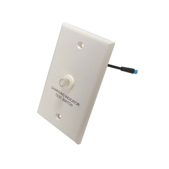 Exit & Emer- Accessories Replacement Face Plate and Test Switch in White (167|NEPKA-20LEDFPTS)