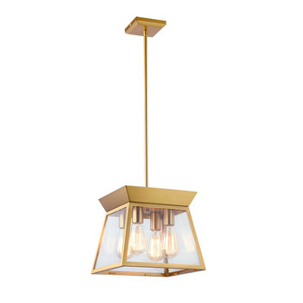 Lucian Four Light Chandelier in Brushed Brass (78|AC11851BB)