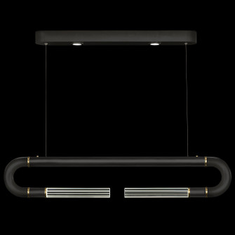 Antonia LED Linear Pendant in Black (48|924140-110ST)